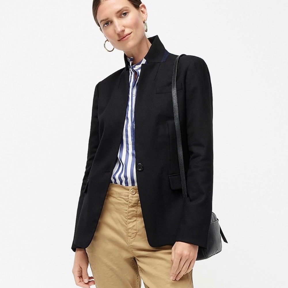 J.Crew Wool Regent Blazer | Black | 10P